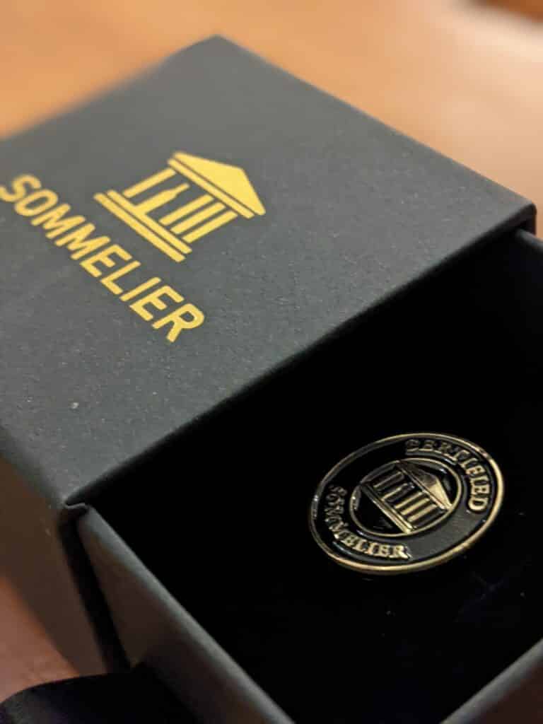 sommelier pin sommelier pin